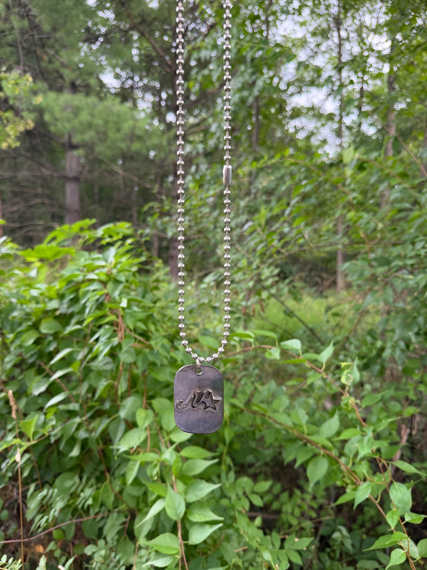 Nonahmi Logo Dog Tag with chain