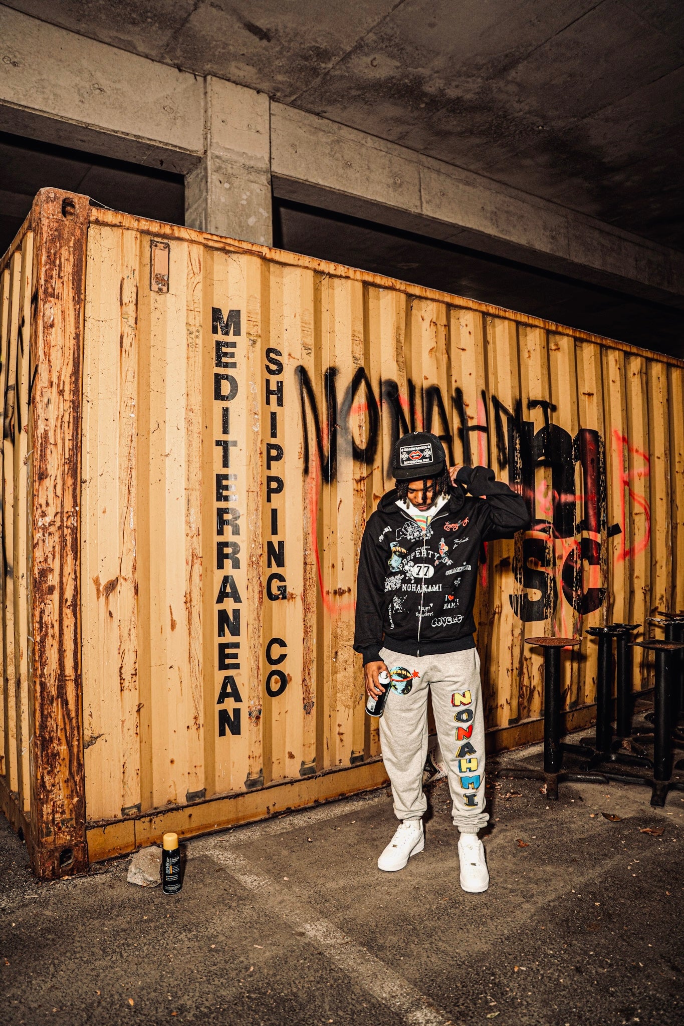 Nonahmi “Leave your mark” zip up hoodie