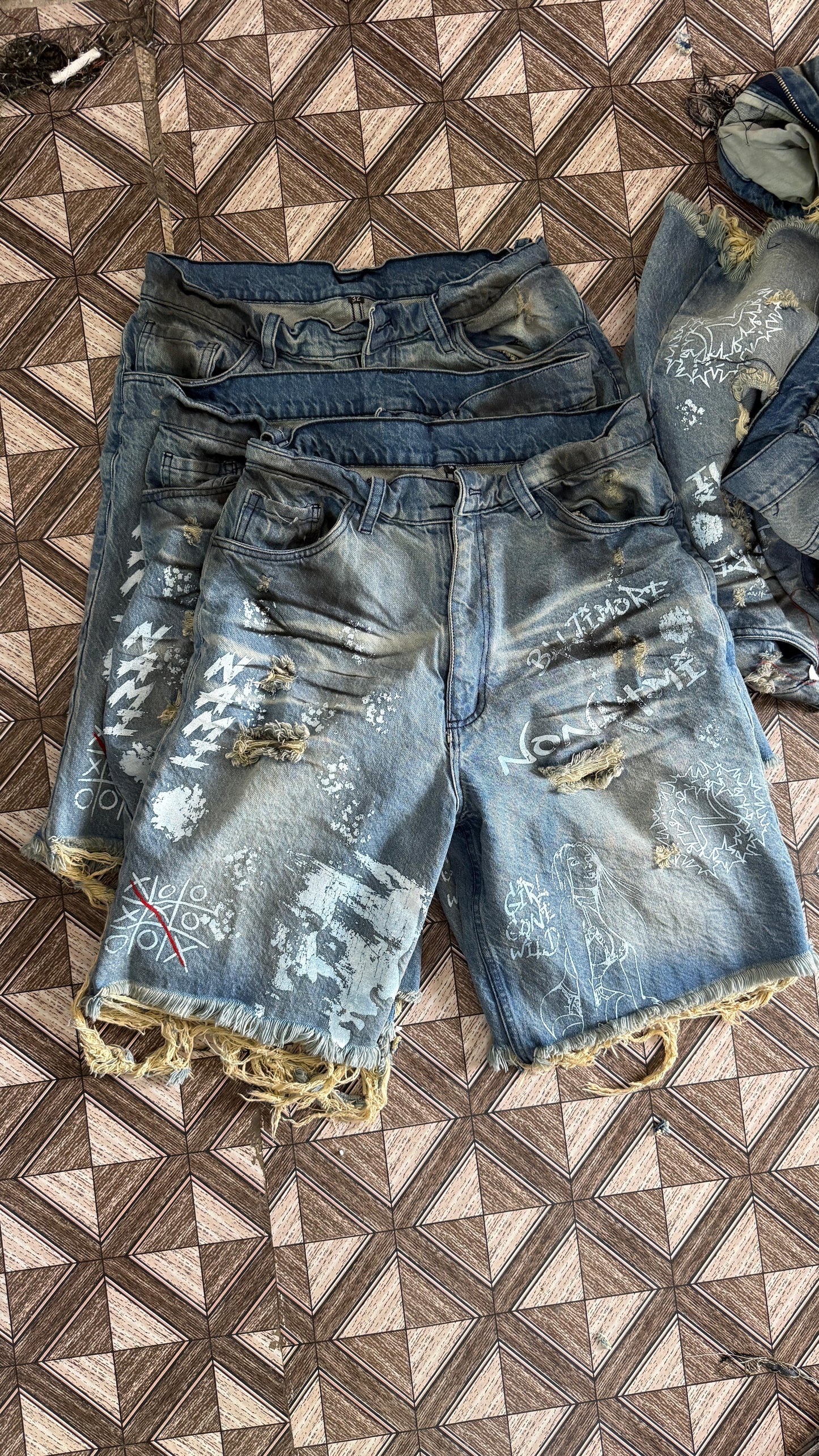 Nonahmi “Chaos” Jean shorts