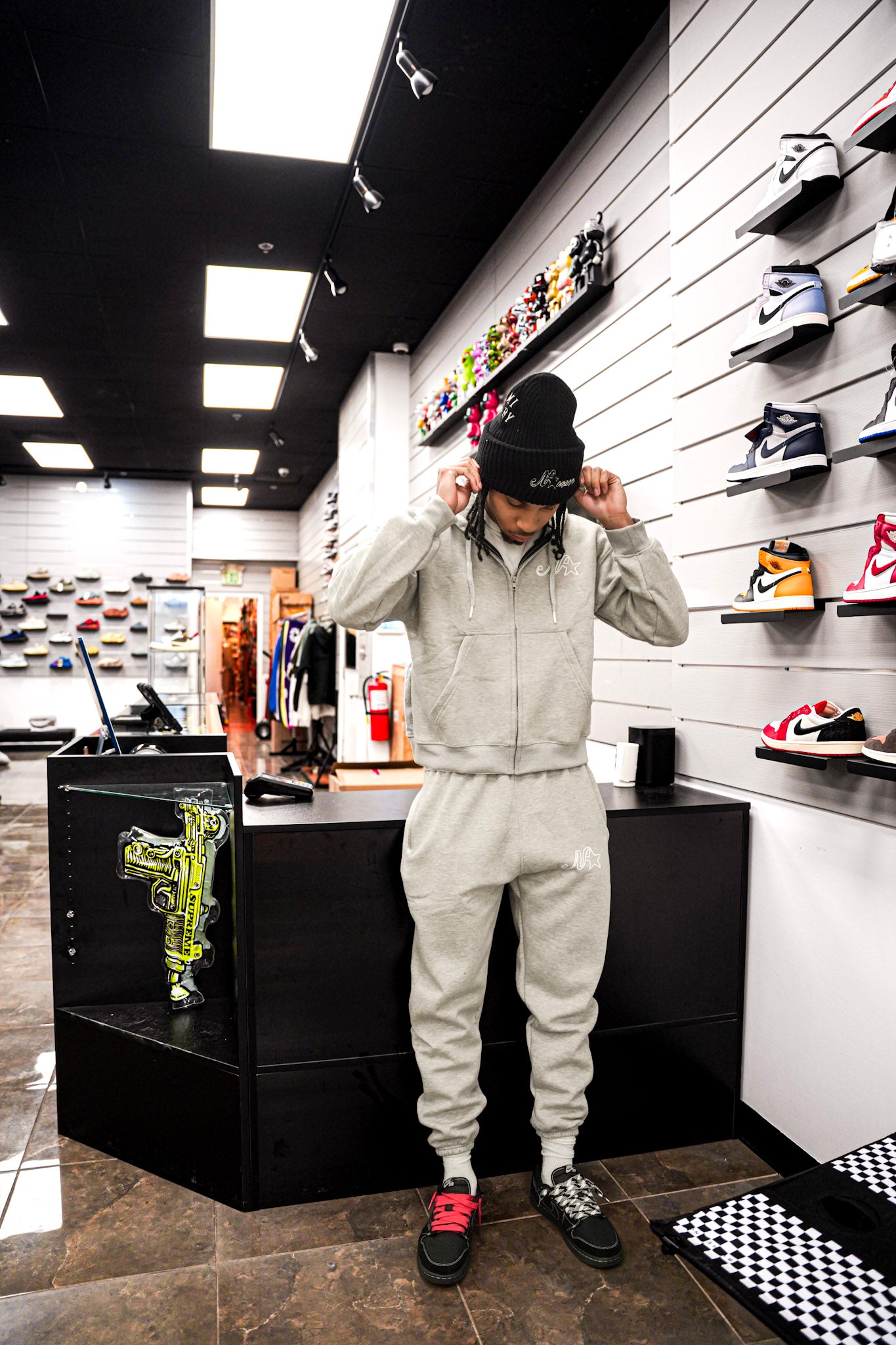 Logo Sweatsuit in grey