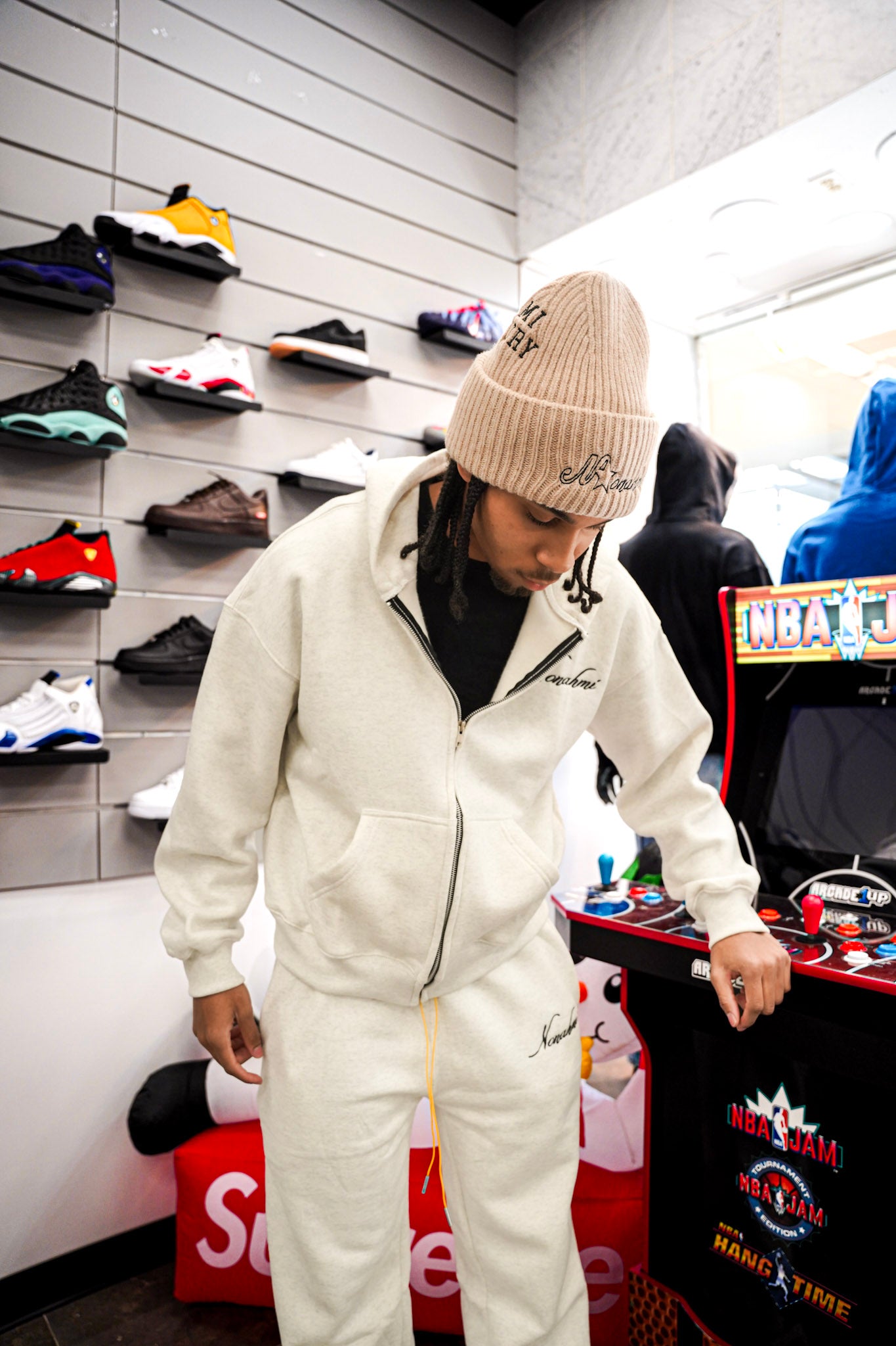 Essential Sweatsuit in Light Oatmeal
