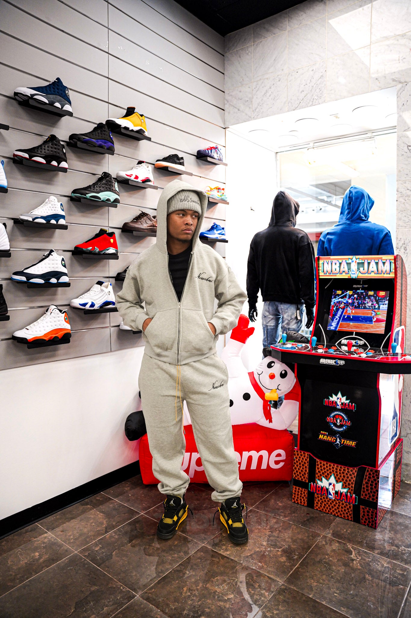 Essential Sweatsuit in Grey