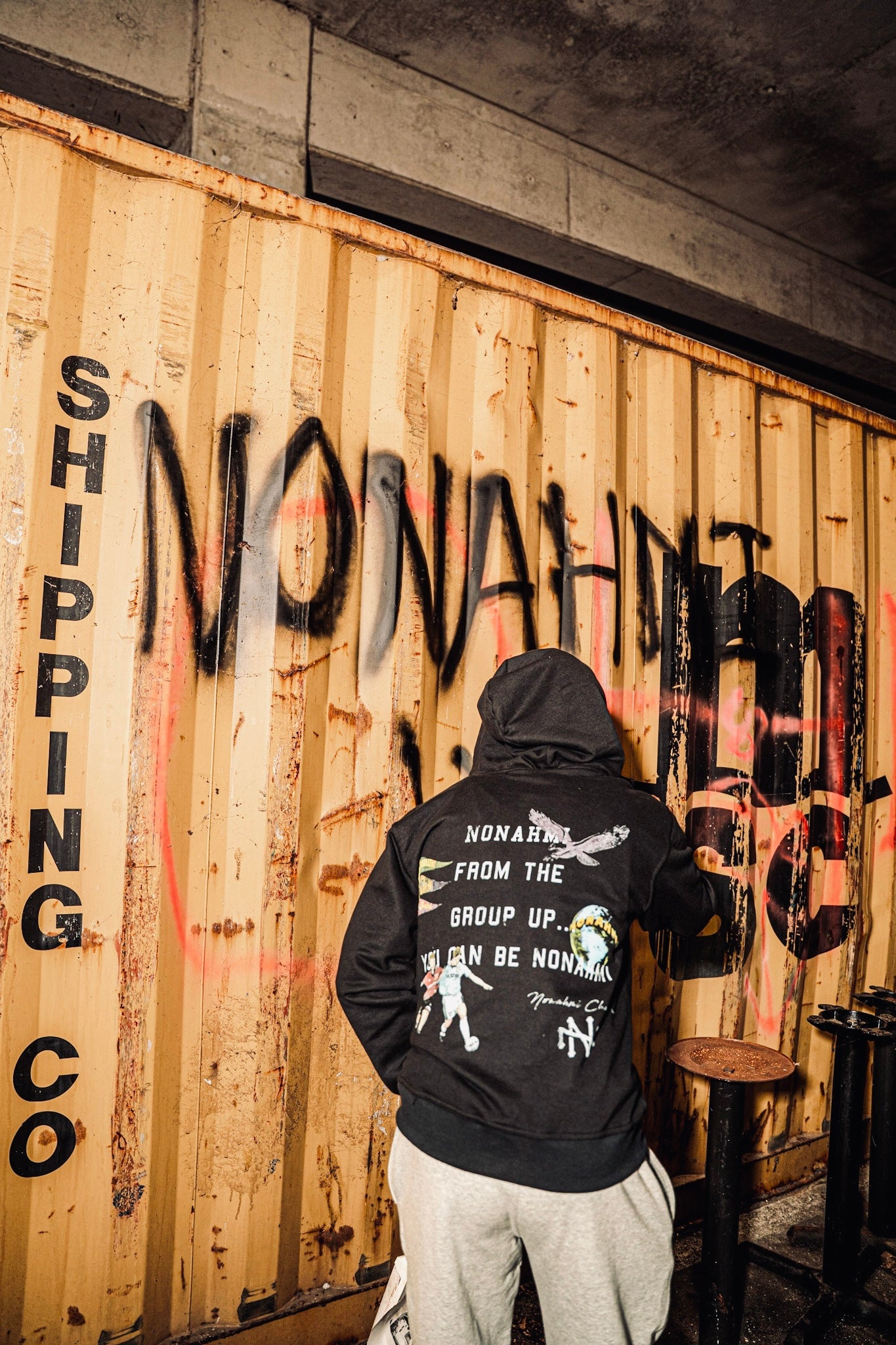 Nonahmi “Leave your mark” zip up hoodie