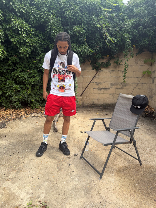 Nonahmi “Better Days Ahead” Short set in Red