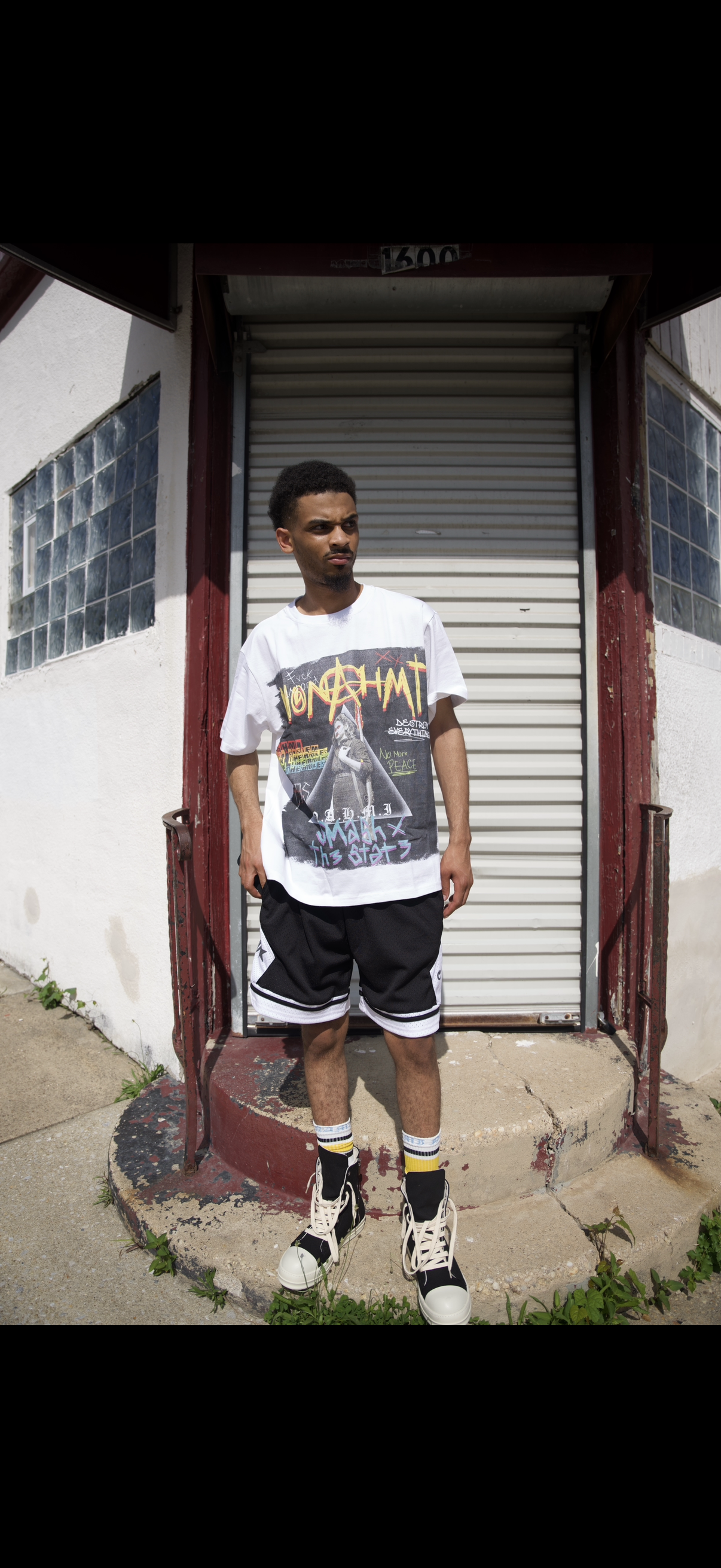Nonahmi “Chaos” tee with socks