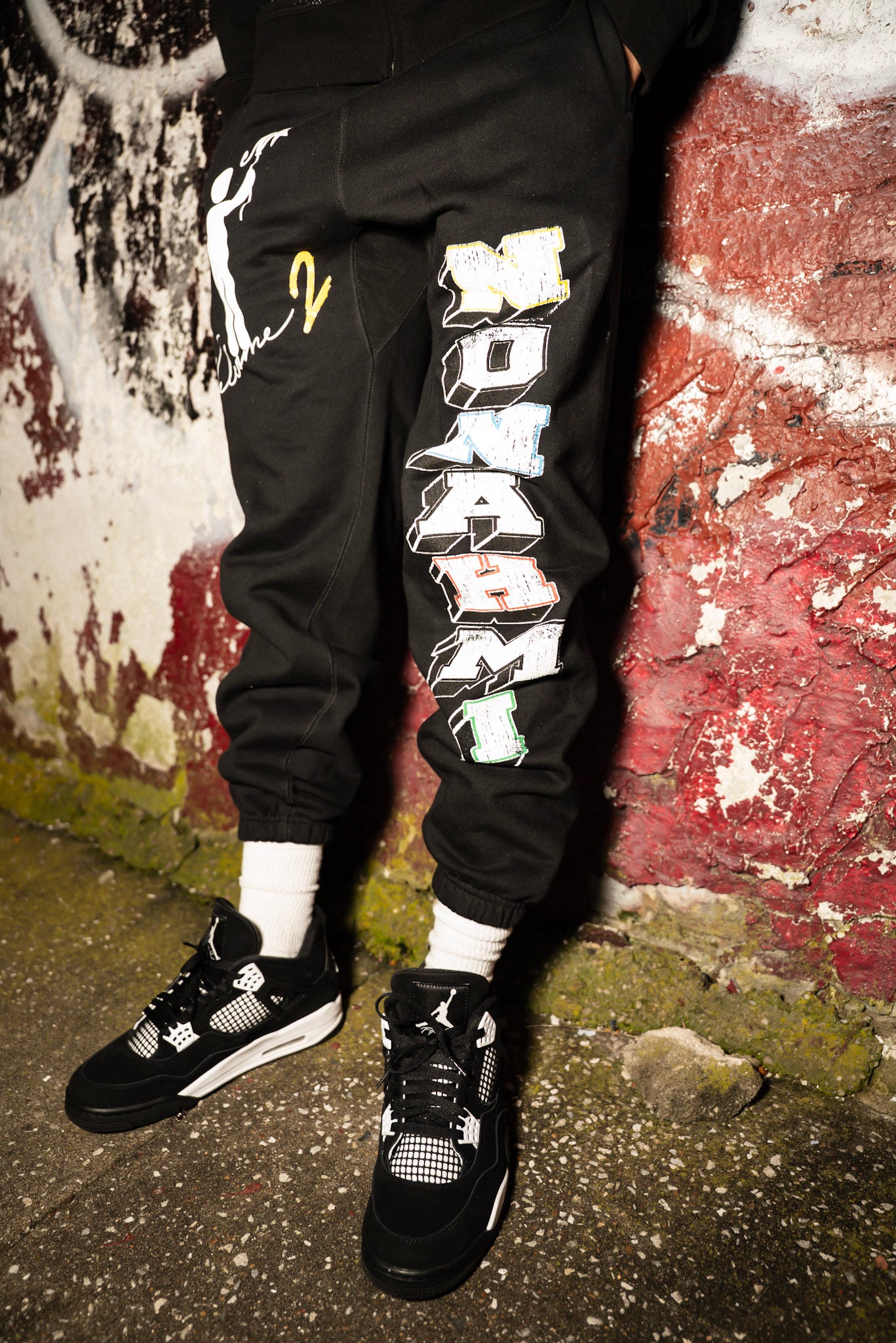 Nonahmi “Welcome 2 Nonahmi” 2.0 sweatpants in black