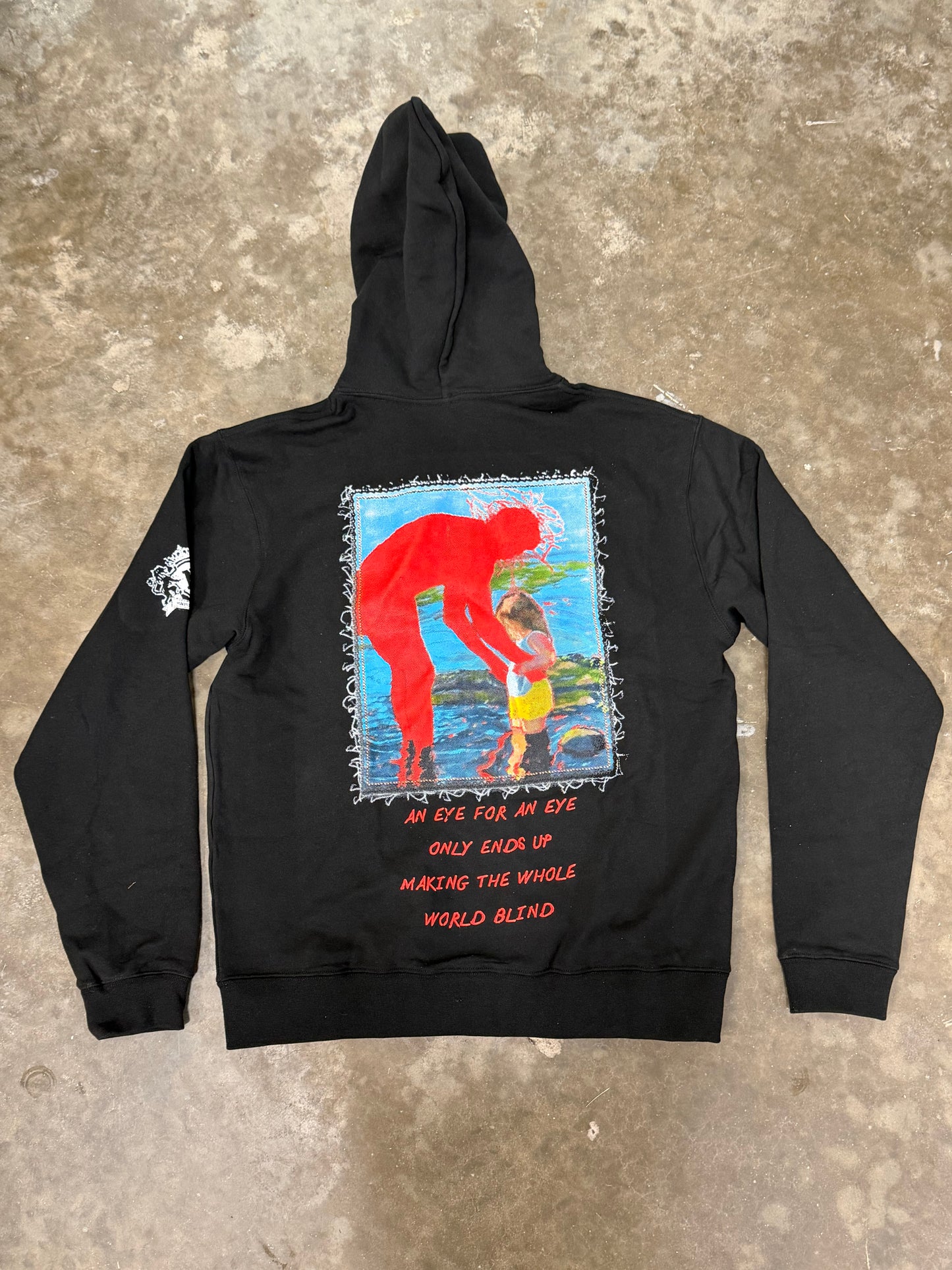 Nonahmi “ Eye For An Eye” hoodie in black