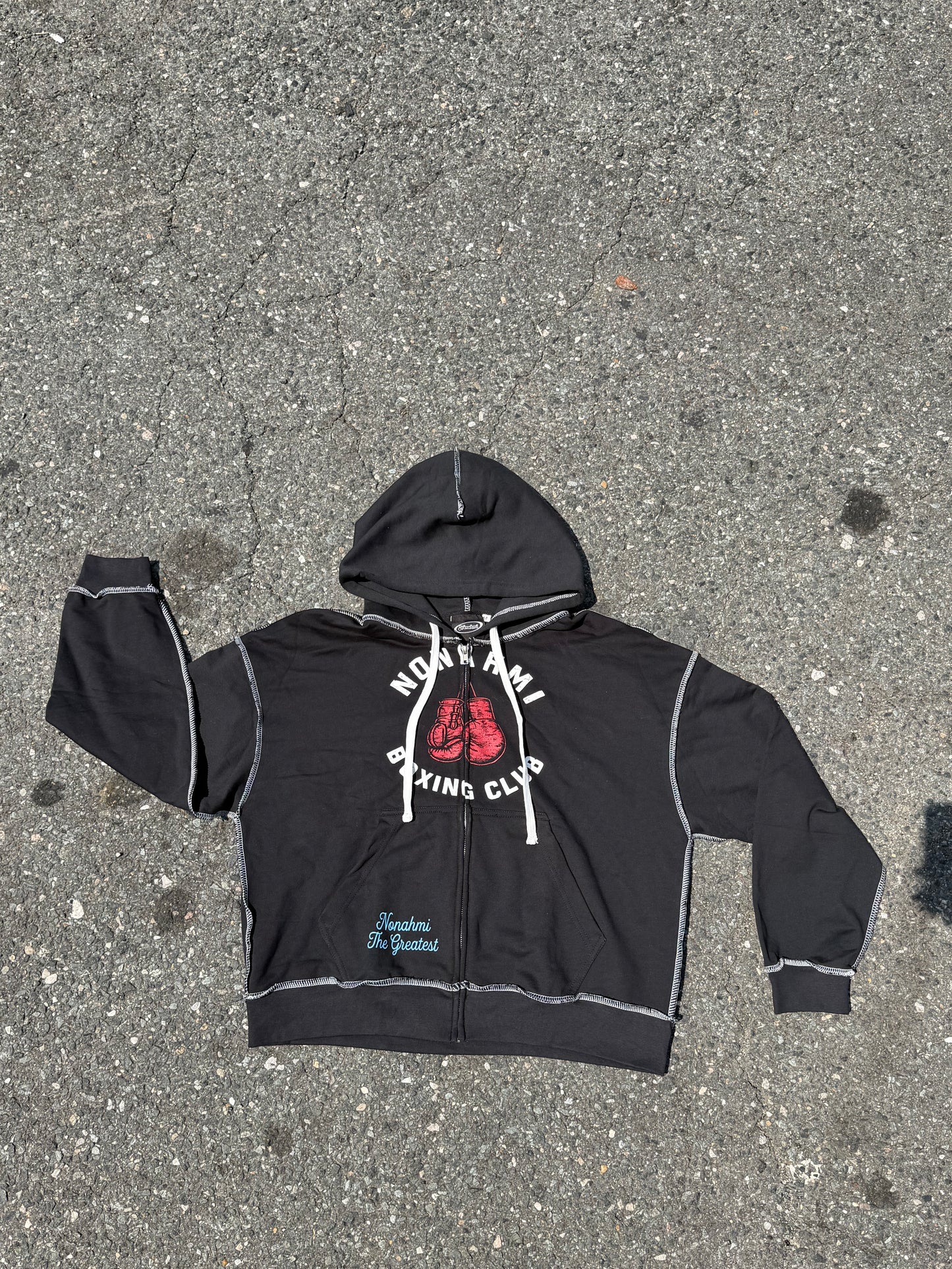 Nonahmi Boxing Club stitch hoodie