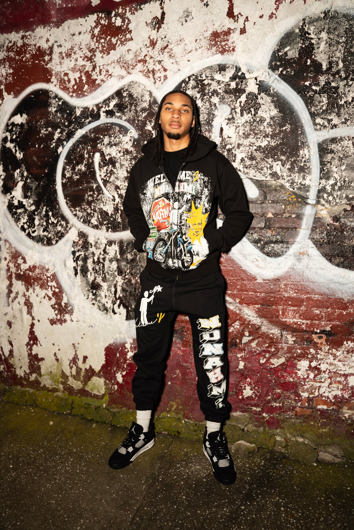 Nonahmi “Welcome 2 Nonahmi” 2.0 hoodie in black