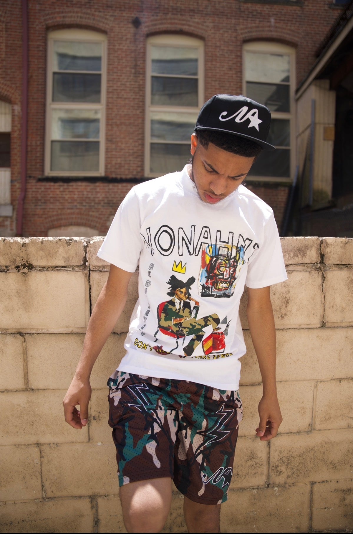 Nonahmi Camo short set