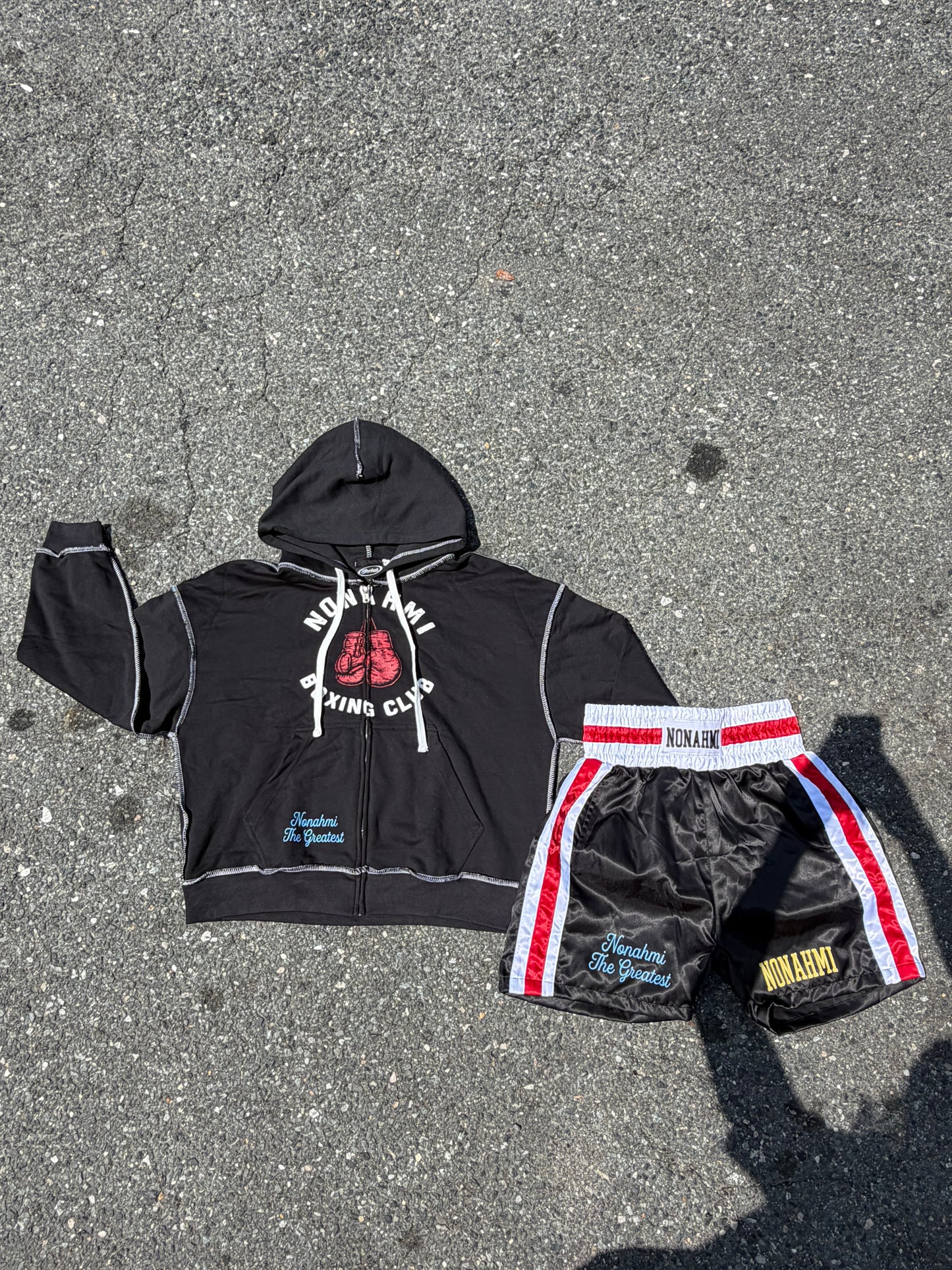 Nonahmi Boxing Club stitch hoodie