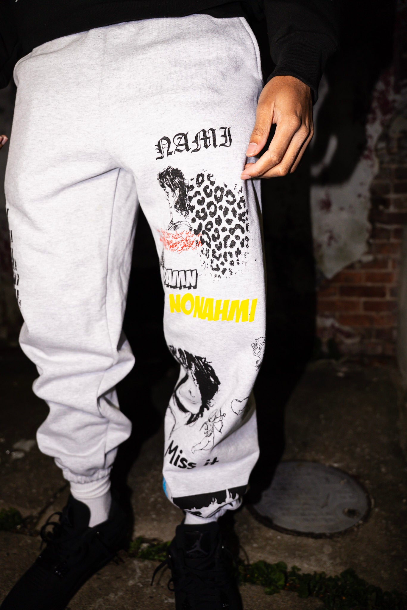 Nonahmi “ better days ahead” sweatpants