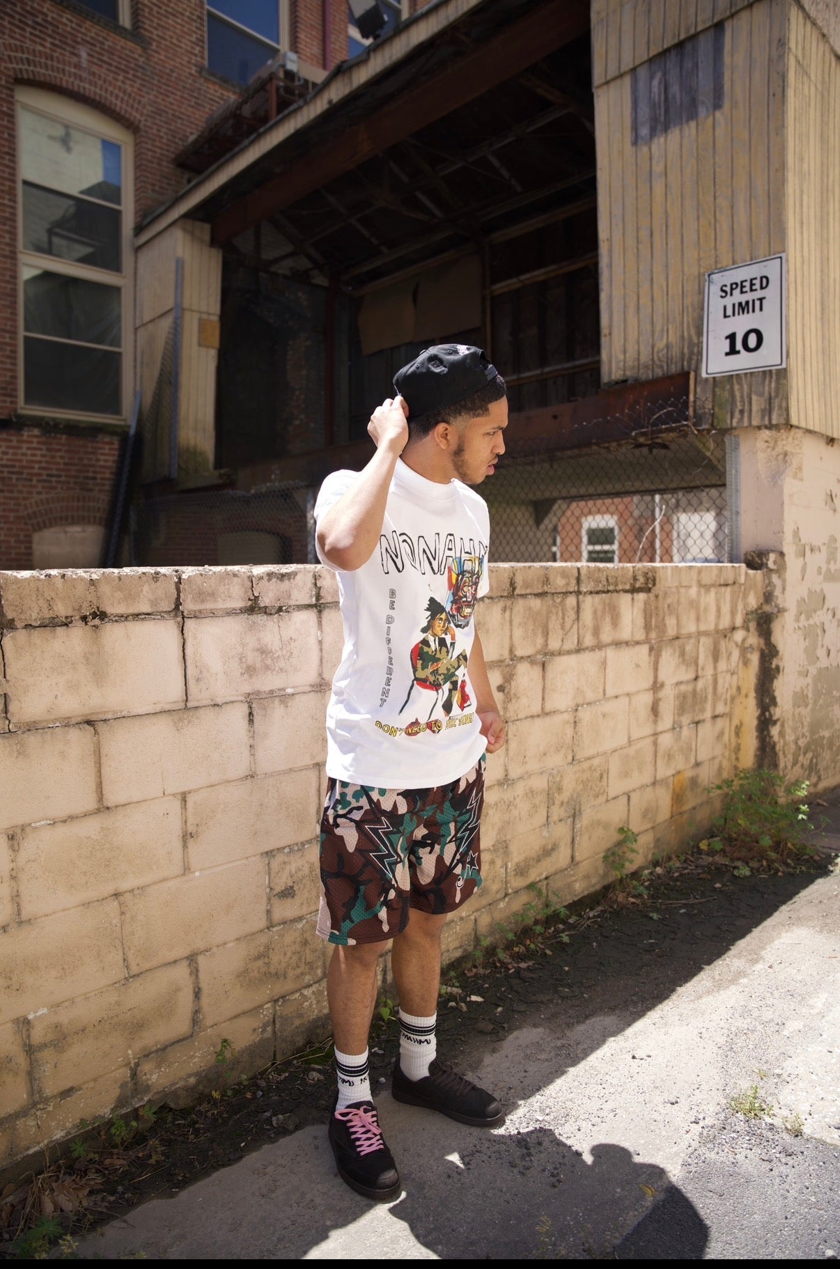 Nonahmi Camo short set