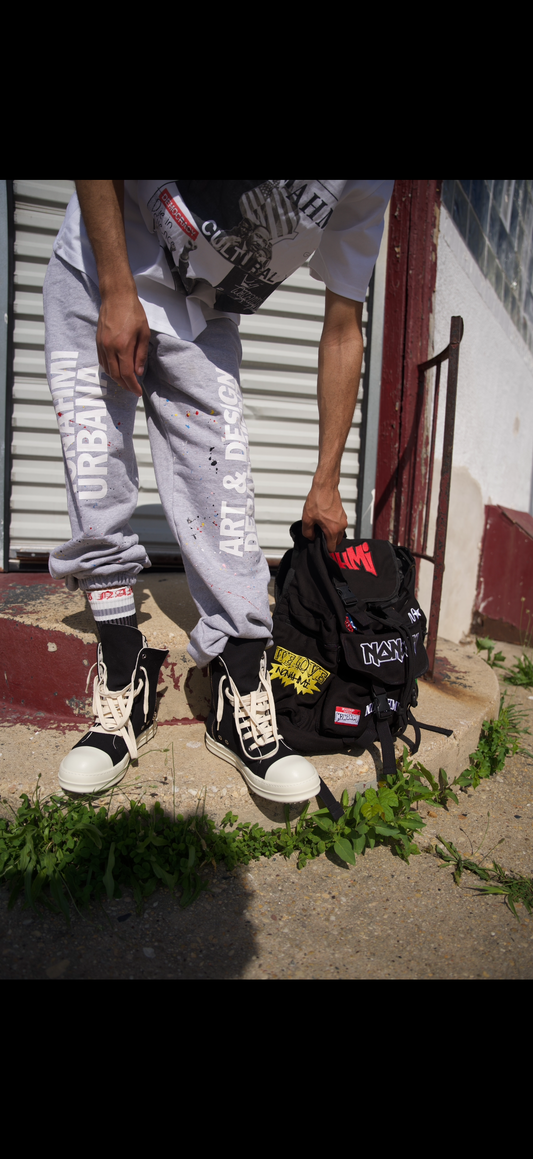 Nonahmi “Art & Design” sweatpants in grey
