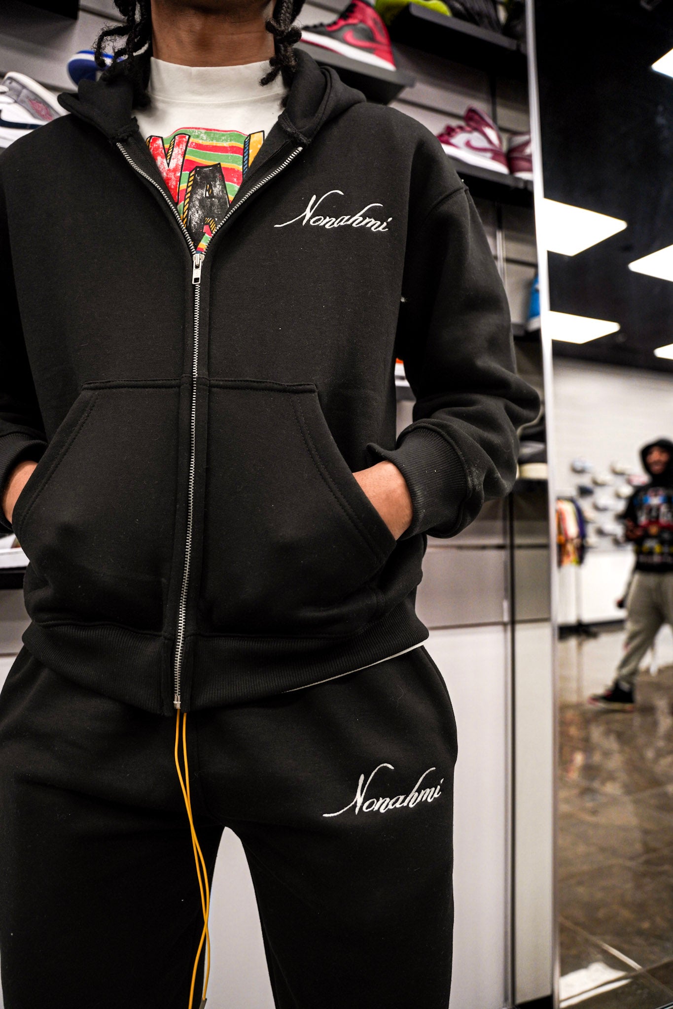 Essential Sweatsuit in black