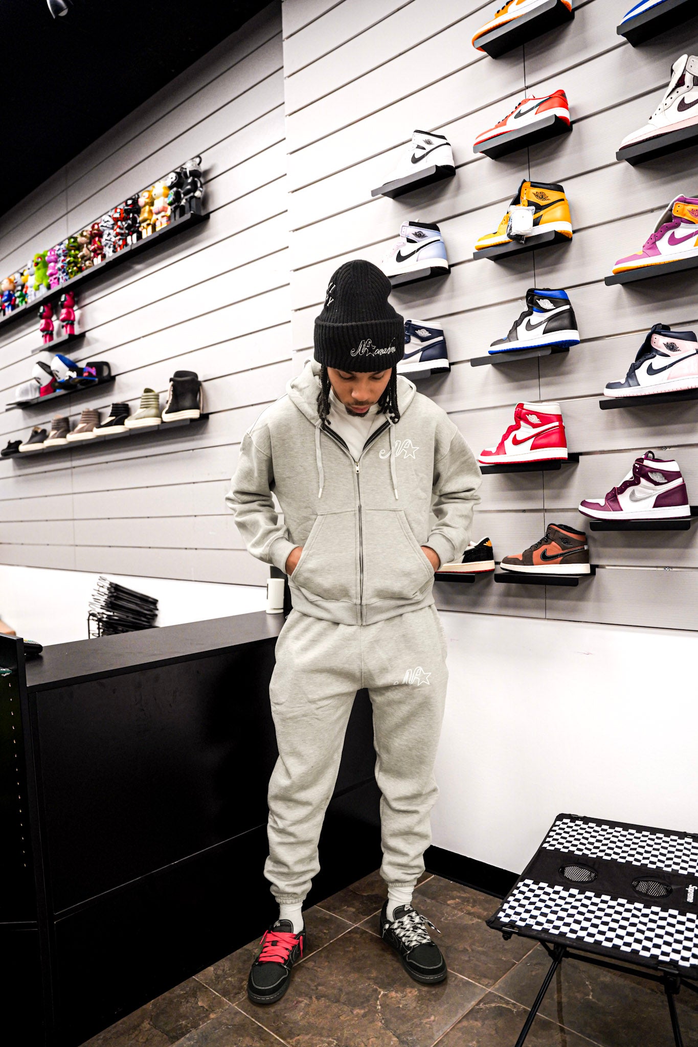 Logo Sweatsuit in grey