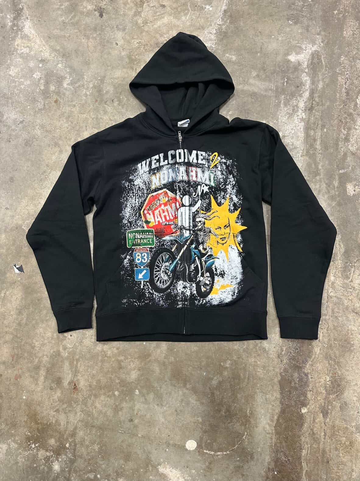 Nonahmi “Welcome 2 Nonahmi” 2.0 hoodie in black