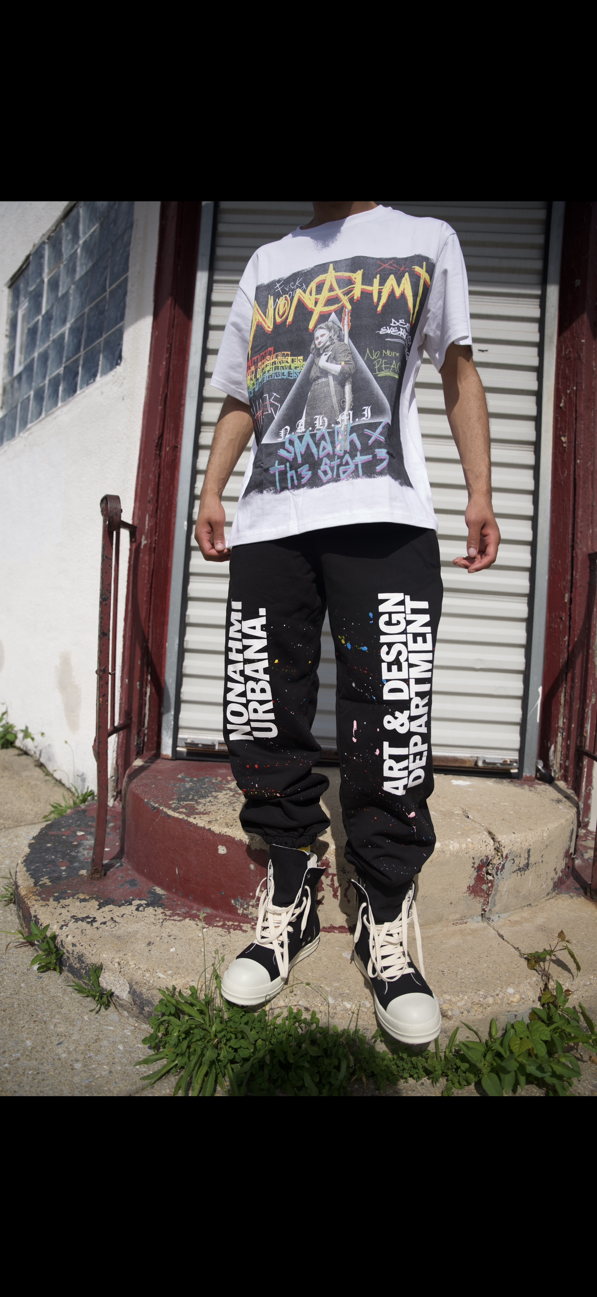 Nonahmi “Art & Design” sweatpants in black