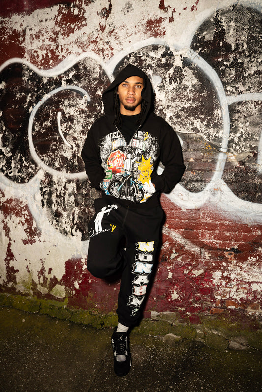Nonahmi “Welcome 2 Nonahmi” 2.0 sweatpants in black