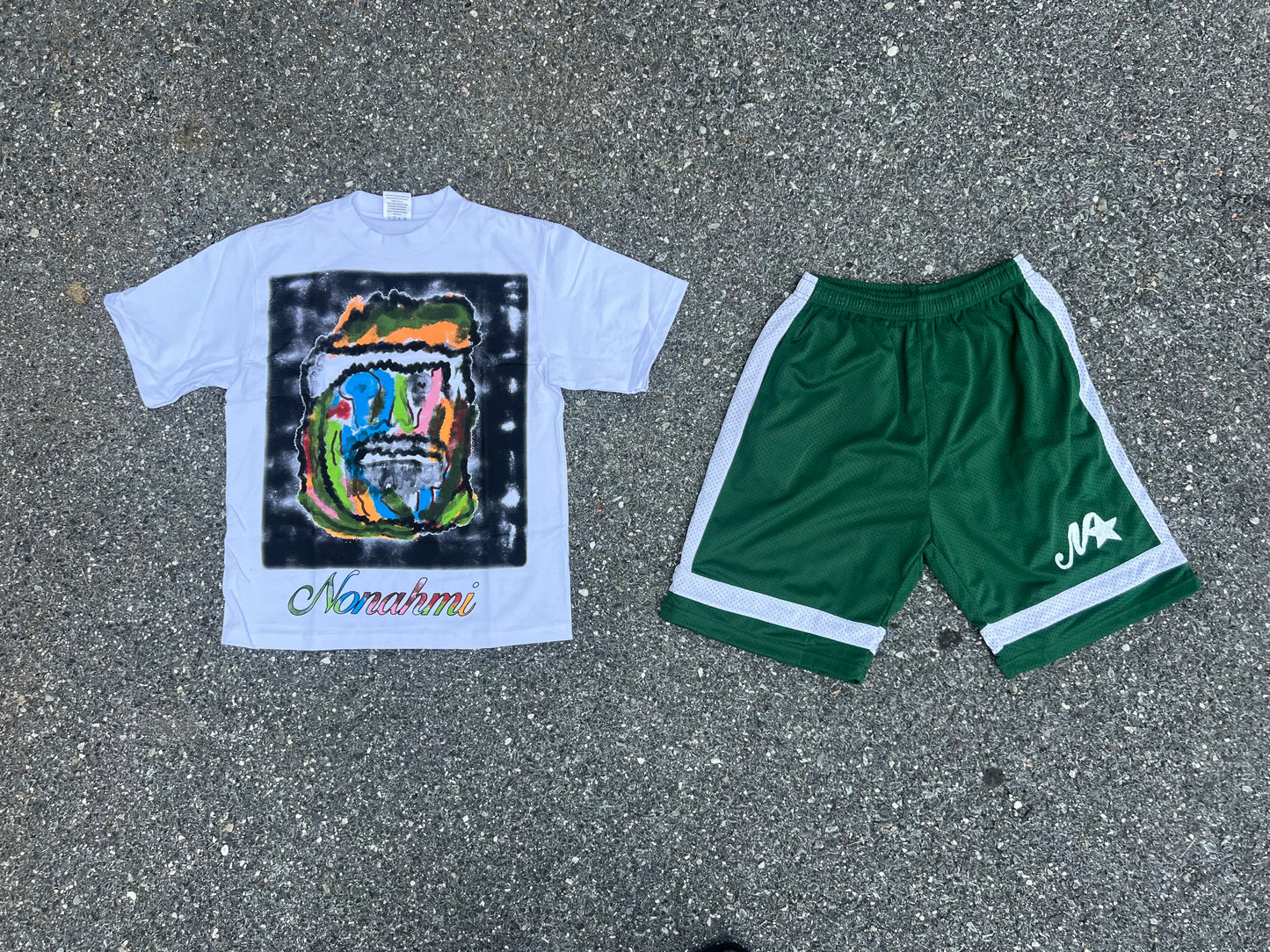 Nonahmi “Alternate Face Mask” Short Set