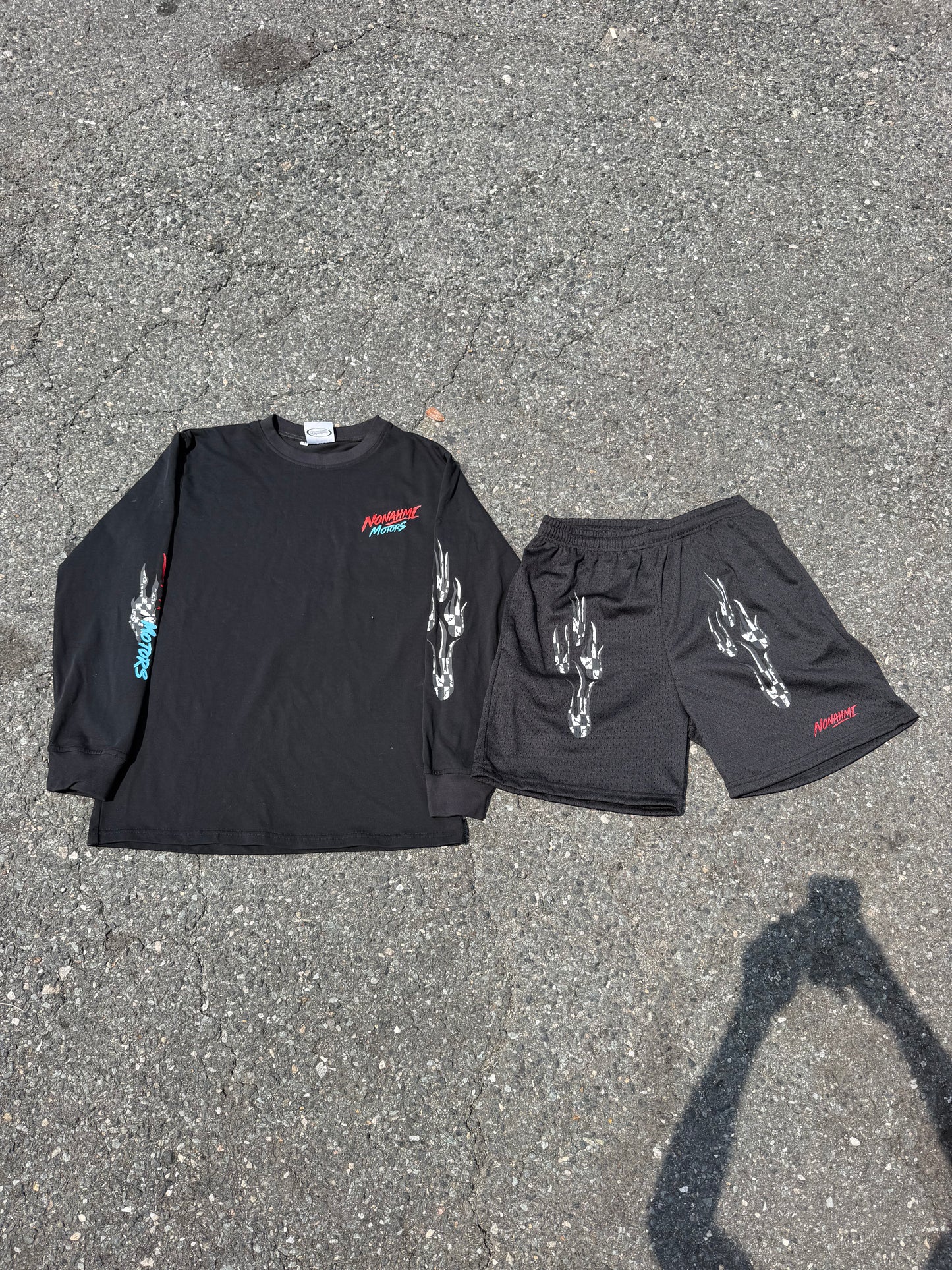 Nonahmi Motors short set in black