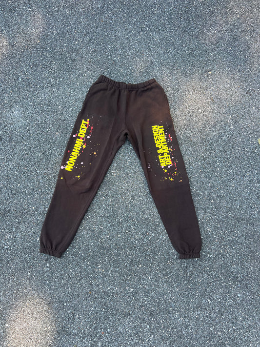 Nonahmi “Art&Design” Sweatpants in Brown