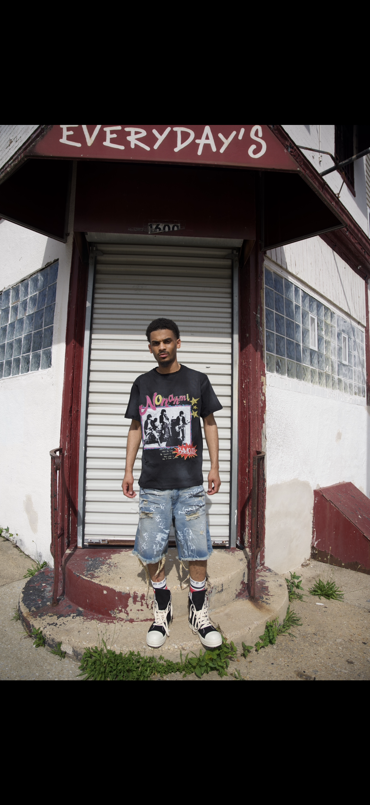 Nonahmi “Ramones” tee with socks